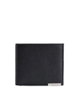 BOSS SET DE PIEL CARTERA Y TARJETERO NEGRO - TALLA ÚNICA