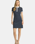 GUESS N SS DRESS NK ALPHONSINE STRIPED JET BLACK A9