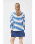 COMPAÑÍA FANTÁSICA CAMISETA MANGA LARGA RAYAS AZUL