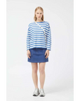 COMPAÑÍA FANTÁSICA CAMISETA MANGA LARGA RAYAS AZUL