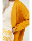 COMPAÑIA FANTASTICA BLAZER ABIERTA MOSTAZA