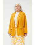 COMPAÑIA FANTASTICA BLAZER ABIERTA MOSTAZA