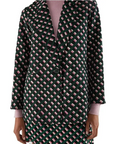 COMPAÑÍA FANTÁSTICA BLAZER ESTAMPADO GEOMÉTRICA