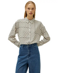 COMPAÑÍA FANTÁSTICA CAMISA DE RAYAS BLANCO