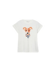 COMPAÑÍA FANTÁSTICA CAMISETA CON PRINT AZUL