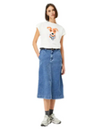 COMPAÑÍA FANTÁSTICA CAMISETA CON PRINT AZUL