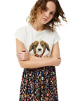 COMPAÑÍA FANTÁSTICA CAMISETA CON PRINT DE PERRO