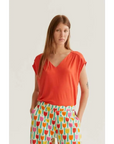 COMPAÑIA FANTASTICA CAMISETA ROJO MANGA SISA