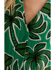 COMPANIA FANTASTICA CHALECO CON ESTAMPADO PALM TREE