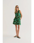 COMPANIA FANTASTICA CHALECO CON ESTAMPADO PALM TREE