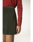 COMPAÑIA FANTASTICA FALDA CORTA DE PANA VERDE