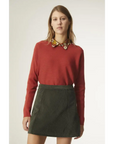 COMPAÑIA FANTASTICA FALDA CORTA DE PANA VERDE