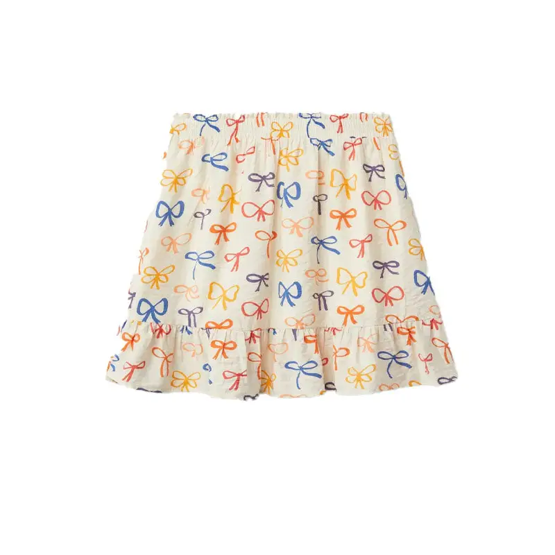 COMPAÑÍA FANTASTICA FALDA CORTA ESTAMPADO DE LAZOS