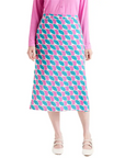 COMPAÑÍA FANTASTICA FALDA MIDI CON ESTAMPADO F