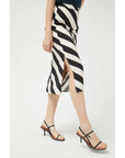 COMPAÑIA FANTASTICA FALDA MIDI DE RAYAS