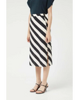 COMPAÑIA FANTASTICA FALDA MIDI DE RAYAS