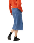 COMPAÑÍA FANTÁSTICA FALDA MIDI VAQUERA AZUL