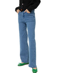 COMPAÑÍA FANTÁSTICA JEANS LARGOS RECTOS AZULES