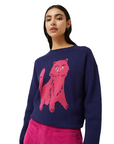 COMPAÑÍA FANTÁSTICA JERSEY CON PRINT DE GATO