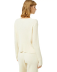 COMPAÑÍA FANTÁSTICA JERSEY DE PUNTO CANALÉ BLANCO
