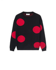 COMPAÑÍA FANTÁSTICA JERSEY DE PUNTO LUNARES ROJOS