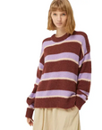 COMPAÑÍA FANTÁSTICA JERSEY DE PUNTO RAYAS MARRONES
