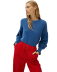 COMPAÑÍA FANTÁSTICA JERSEY DE PUNTO TEXTURA AZUL