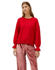 COMPAÑÍA FANTÁSTICA JERSEY DETALLE PUÑOS ROJO