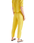 COMPAÑÍA FANTASTICA PANTALÓN LARGO LÚREX AMARILLO