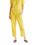 COMPAÑÍA FANTASTICA PANTALÓN LARGO LÚREX AMARILLO