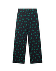 COMPAÑÍA FANTÁSTICA PANTALÓN RECTO CORAZONES VERDE