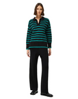 COMPAÑÍA FANTÁSTICA PANTALÓN RECTO DE PUNTO NEGRO