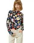 COMPAÑÍA FANTÁSTICA TOP AJUSTADO ESTAMPADO FLORAL
