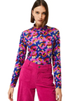 COMPAÑÍA FANTÁSTICA TOP AJUSTADO ESTAMPADO FLORAL