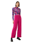 COMPAÑÍA FANTÁSTICA TOP AJUSTADO ESTAMPADO FLORAL