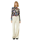 COMPAÑÍA FANTÁSTICA TOP AJUSTADO ESTAMPADO FLORAL