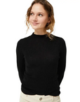 COMPAÑÍA FANTÁSTICA TOP CON CUELLO PERKINS NEGRO
