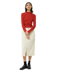 COMPAÑÍA FANTÁSTICA TOP CON CUELLO PERKINS ROJO