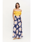 COMPAÑIA FANTASTICA TOP CON VOLANTE AMARILLO