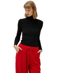 COMPAÑÍA FANTÁSTICA TOP CUELLO ALTO NEGRO