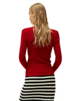 COMPAÑÍA FANTÁSTICA TOP CUELLO ALTO ROJO
