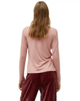COMPAÑÍA FANTÁSTICA TOP CUELLO MOCK ROSA