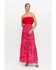 COMPAÑIA FANTASTICA TOP DE VOLANTE ROJO