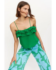 COMPAÑIA FANTASTICA TOP DE VOLANTE VERDE