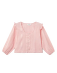 COMPAÑÍA FANTASTICA TOP ESCOTE CUADRADO ROSA