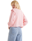 COMPAÑÍA FANTASTICA TOP ESCOTE CUADRADO ROSA