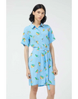COMPAÑIA FANTASTICA VESTIDO CAMISERO DE BANANAS