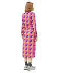 COMPAÑÍA FANTÁSTICA VESTIDO CAMISERO ESTAMPADO