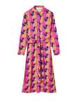 COMPAÑÍA FANTÁSTICA VESTIDO CAMISERO ESTAMPADO