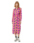COMPAÑÍA FANTÁSTICA VESTIDO CAMISERO ESTAMPADO